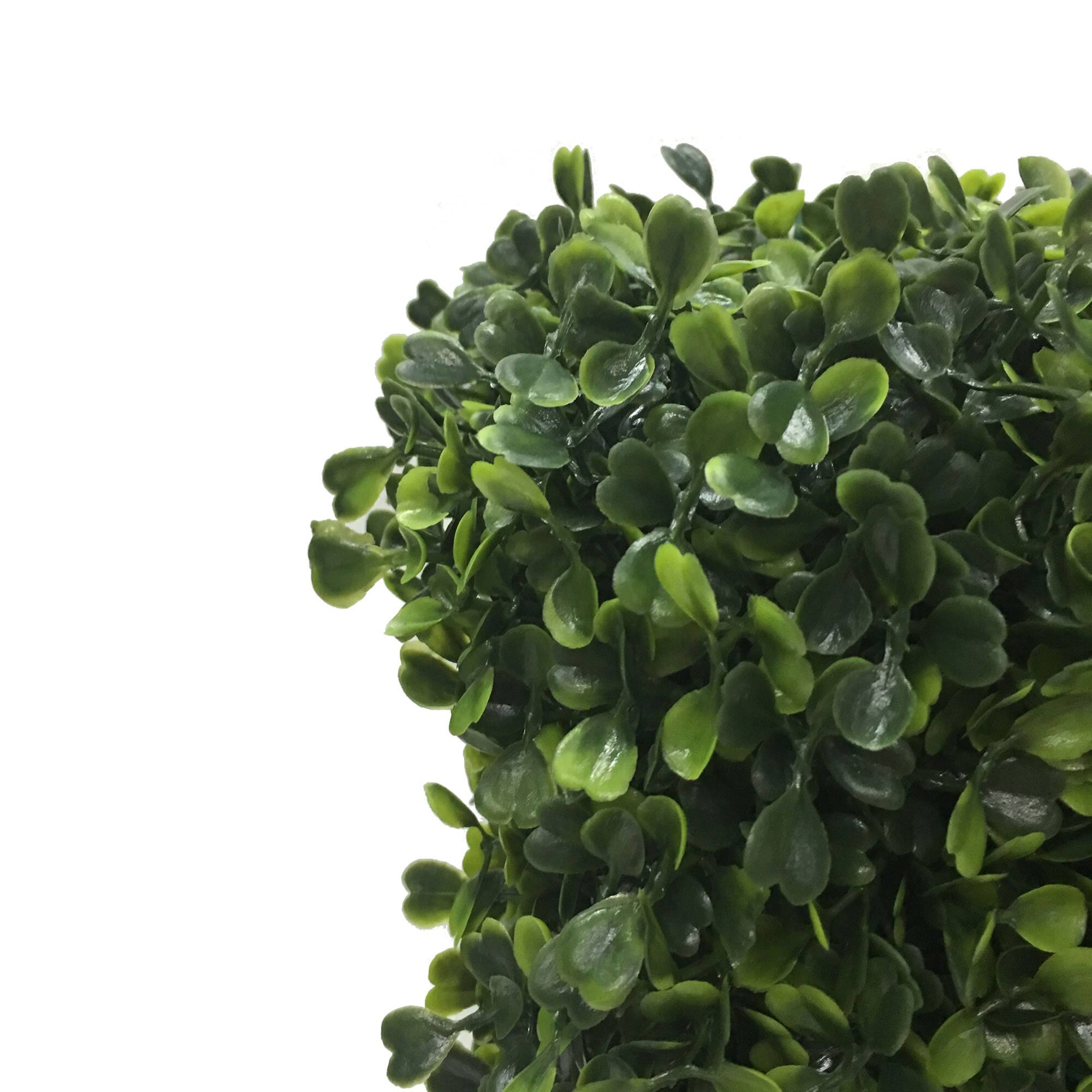 24" Artificial Green Boxwood Hedge